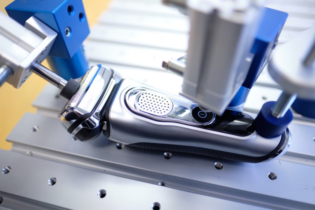 Prüfaufbau mit SMARTTESTER® MECHANICS