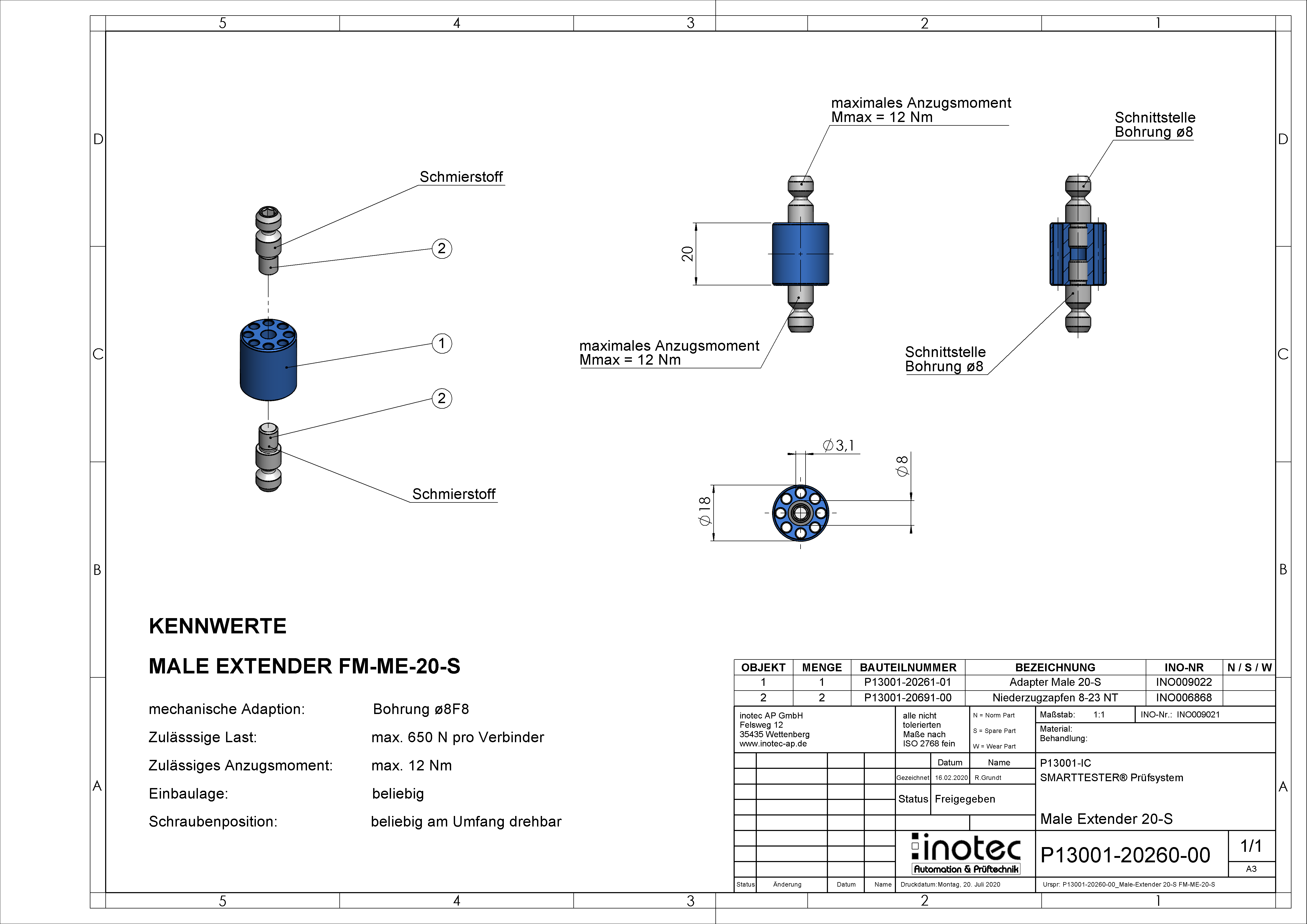 Verlängerung männlich 40 - S – Bild 2