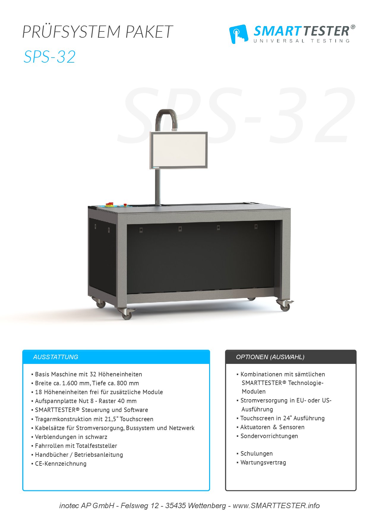 Flyer Systempaket SMARTTESTER® 32